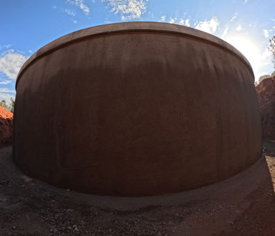 Interior and Exterior of Tank 2